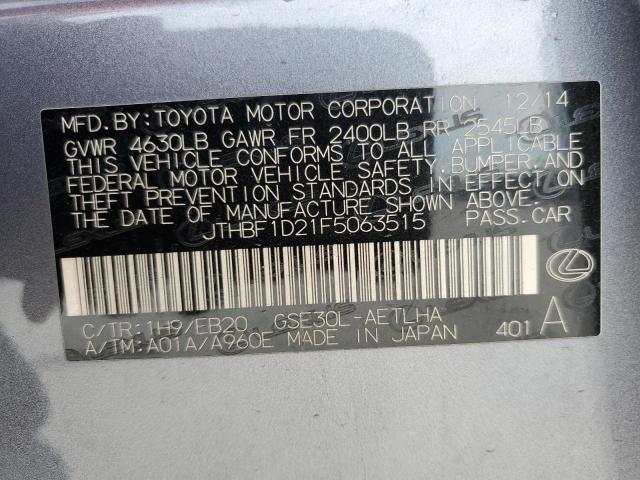 JTHBF1D21F5063515 Lexus IS 250