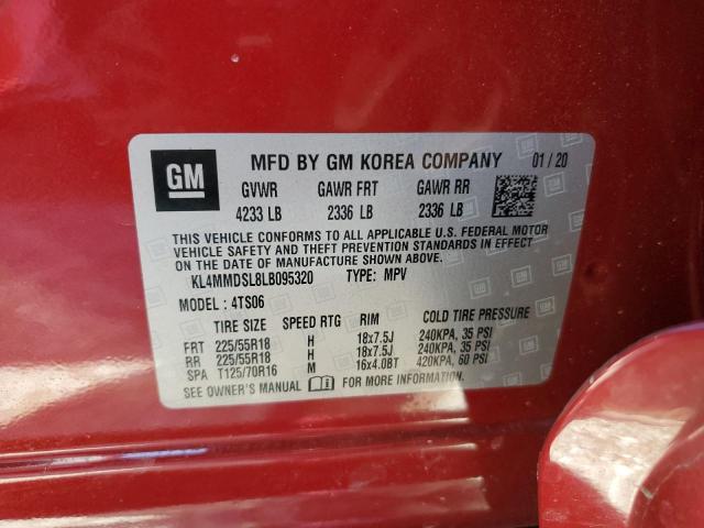 KL4MMDSL8LB095320 Buick Encore Gx Select