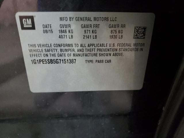 1G1PE5SB5G7151387 Chevrolet Cruze Limited Lt