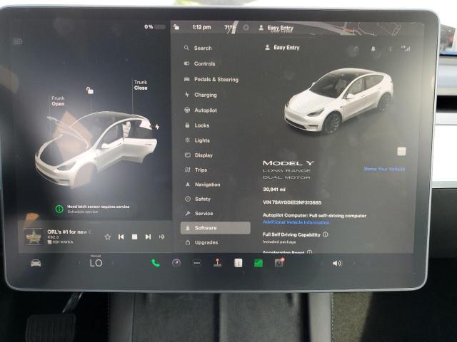 7SAYGDEE2NF313685 Tesla Model Y