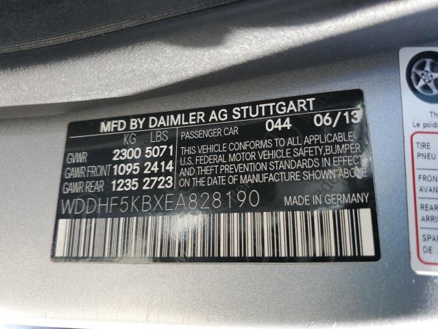 WDDHF5KBXEA828190 Mercedes-Benz E 350