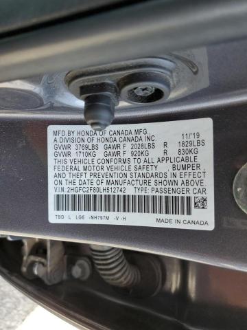 2HGFC2F80LH512742 Honda Civic Sport