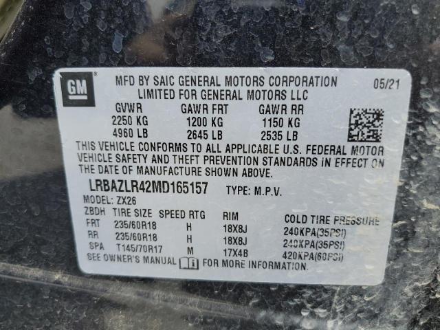 LRBAZLR42MD165157 Buick Envision Preferred