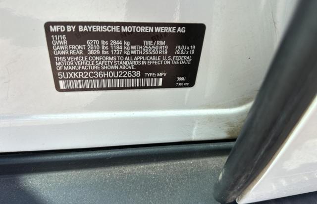 5UXKR2C36H0U22638 BMW X5 Sdrive35i