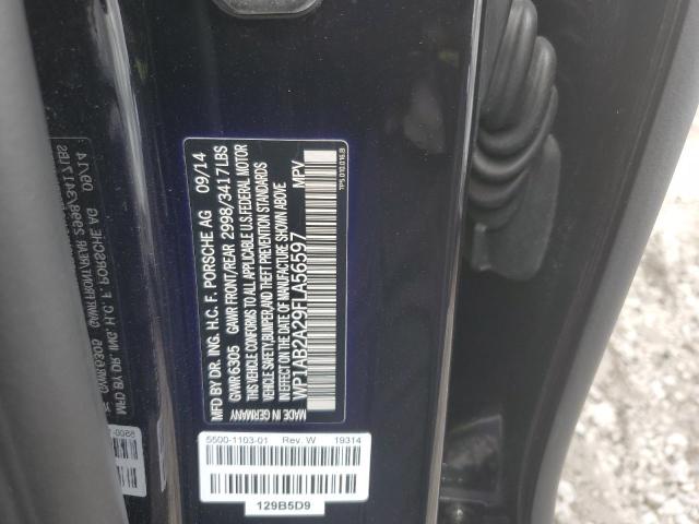 WP1AB2A29FLA56597 Porsche CAYENNE S