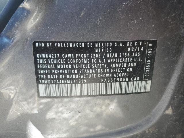 3VWD17AJ6EM271399 Volkswagen JETTA SE