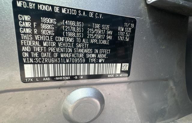 3CZRU6H31LM709559 Honda HR-V LX