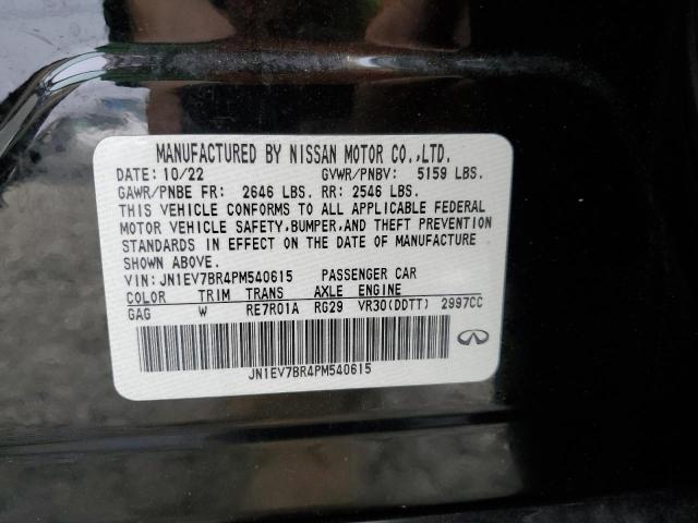 JN1EV7BR4PM540615 Infiniti Q50 LUXE