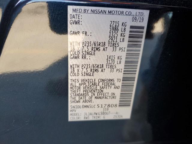 5N1DL0MN5LC517808 Infiniti QX60 LUXE