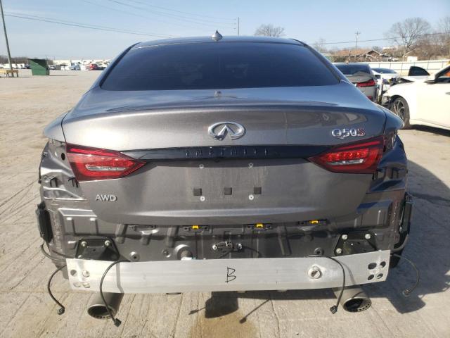 JN1FV7DR6PM590885 Infiniti Q50 Red Sport 400