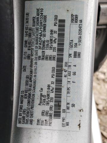 3FADP4AJ1GM133410 Ford FIESTA S