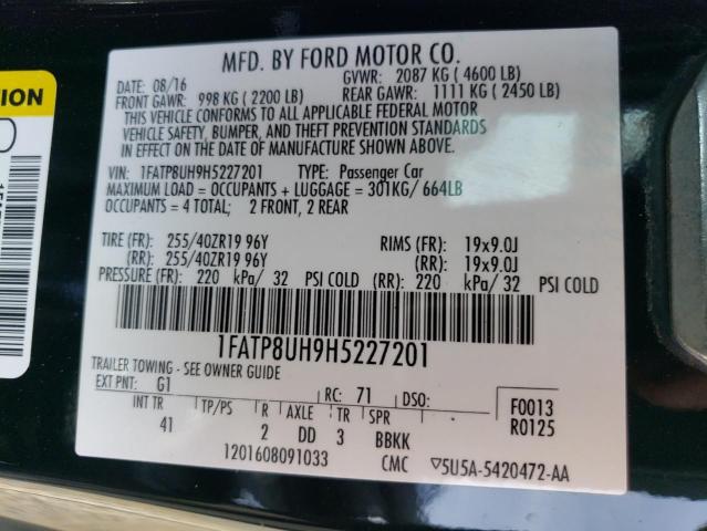 1FATP8UH9H5227201 Ford MUSTANG
