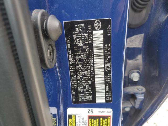 4T1F31AK5PU050351 Toyota CAMRY XLE
