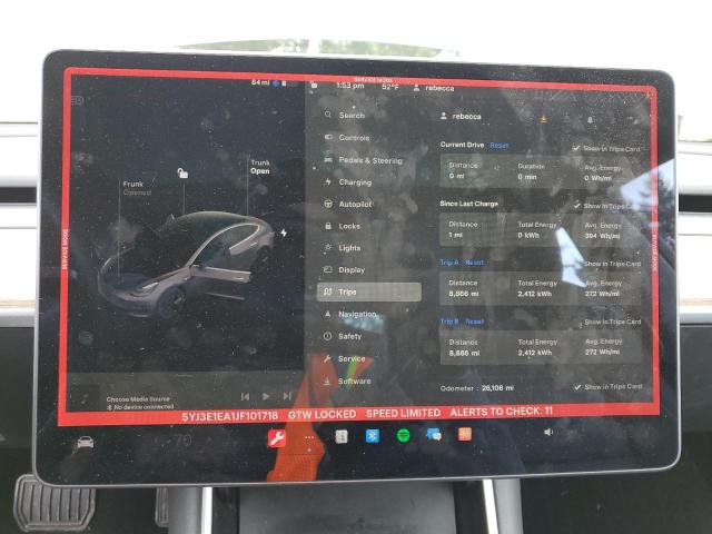 5YJ3E1EA1JF101718 Tesla MODEL 3