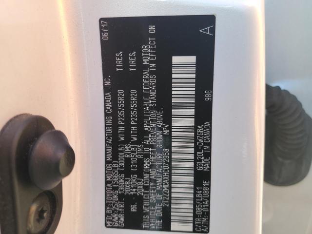 2T2ZZMCAXHC072958 Lexus Rx 350 Base