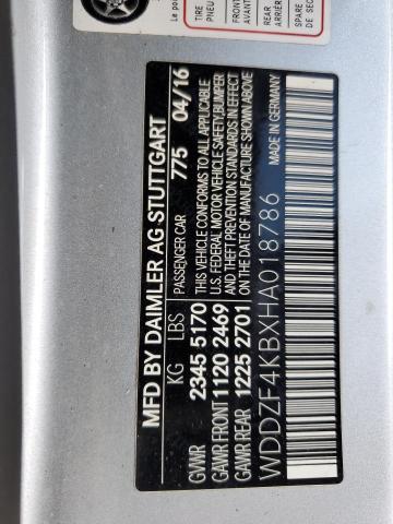 WDDZF4KBXHA018786 Mercedes-Benz E 300 4matic