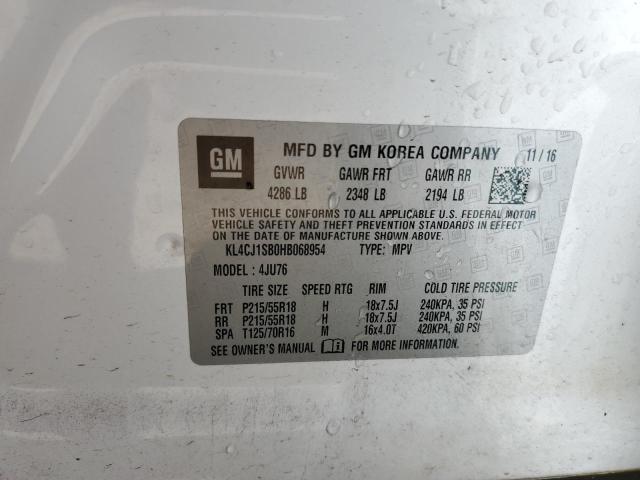 KL4CJ1SB0HB068954 Buick Encore Sport Touring