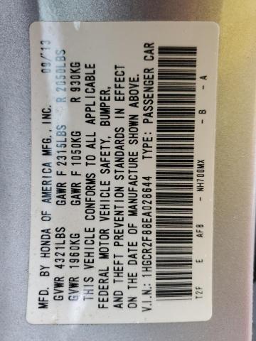 1HGCR2F88EA028644 Honda ACCORD EXL