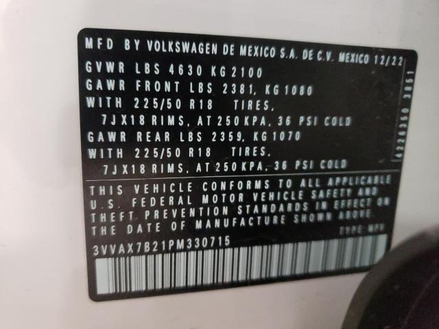 3VVAX7B21PM330715 Volkswagen TAOS S