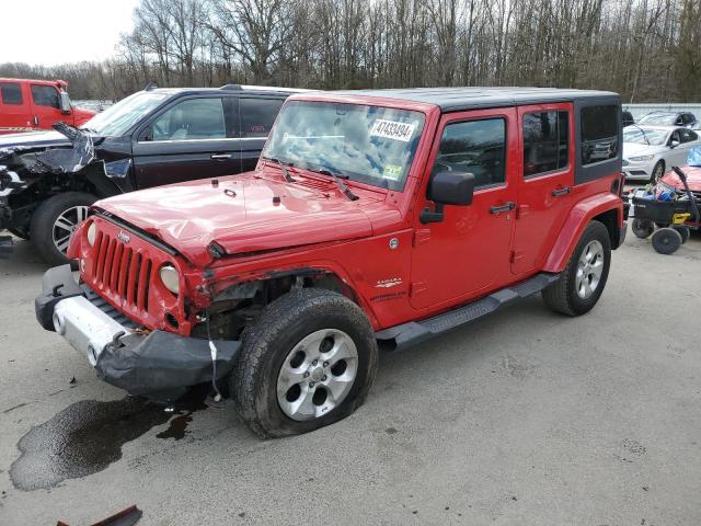 47433494 :رقم المزاد ، 1C4BJWEG6EL272931 vin ، 2014 Jeep Wrangler Unlimited Sahara مزاد بيع