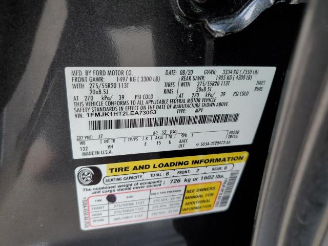 1FMJK1HT2LEA73053 Ford Expedition Max Xlt