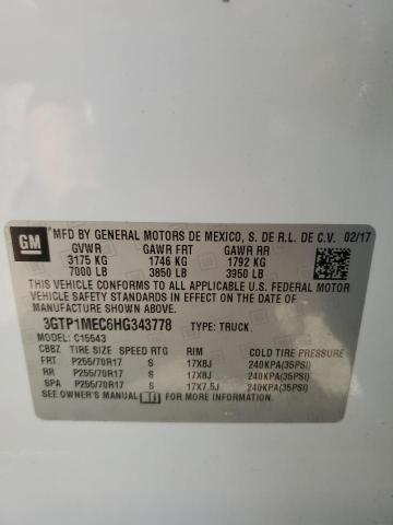 3GTP1MEC6HG343778 GMC Sierra C1500 Sle