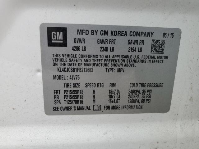 KL4CJCSB1FB212682 Buick Encore