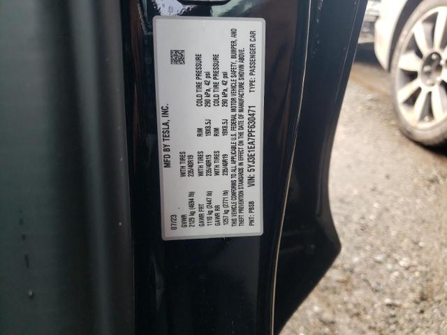 5YJ3E1EA7PF630471 Tesla MODEL 3