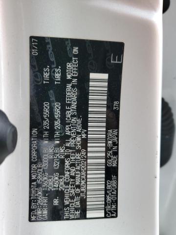 JTJBZMCAXH2021249 Lexus Rx 350 Base
