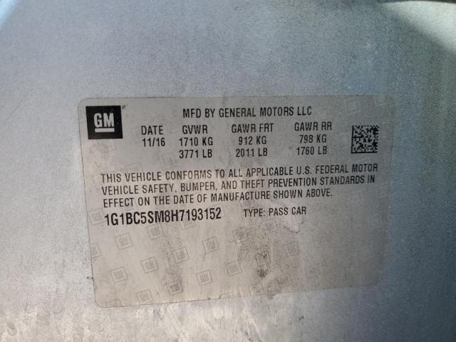 1G1BC5SM8H7193152 Chevrolet CRUZE LS