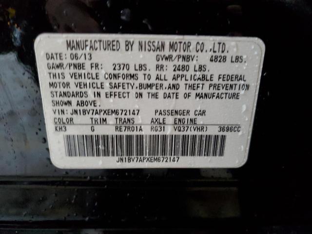 JN1BV7APXEM672147 Infiniti Q50 BASE