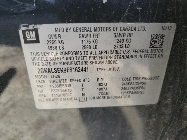 2GKALSEK9E6162441 GMC Terrain Slt