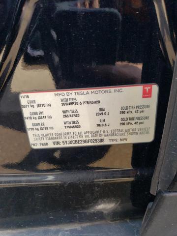 5YJXCBE29GF025308 Tesla MODEL X