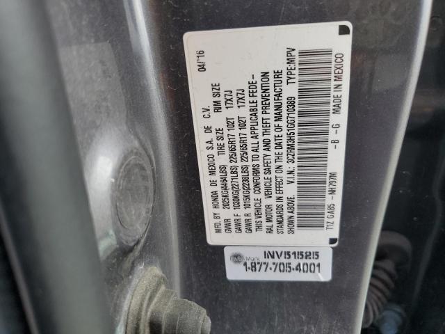 3CZRM3H51GG710389 Honda CR-V EX