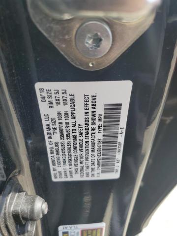 7FARW2H83JE047087 Honda CR-V EXL