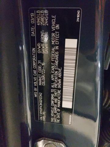 7JR102FK3KG012342 Volvo S60 T5 Momentum