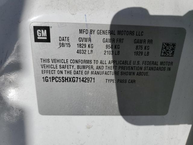 1G1PC5SHXG7142971 Chevrolet Cruze Limited Ls
