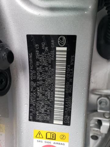 58ABK1GG4JU082938 Lexus ES 350