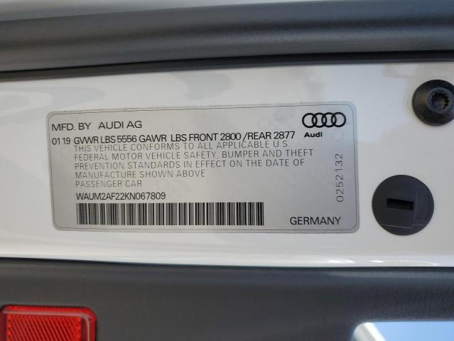 WAUM2AF22KN067809 Audi A6 Prestige