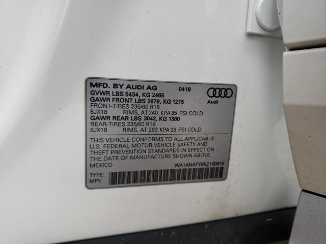WA1ANAFY8K2100616 Audi Q5 PREMIUM