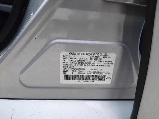 JN1EV7APXHM735796 Infiniti Q50 Premium