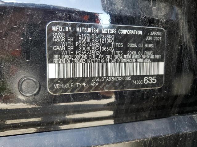 JA4J3TA83NZ020385 Mitsubishi Outlander Es