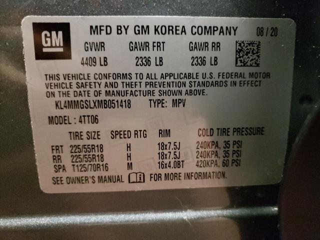 KL4MMGSLXMB051418 Buick Encore Gx Essence