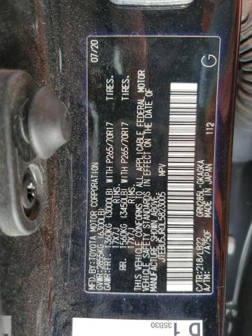 JTEBU5JR0L5823005 Toyota 4runner Sr5/sr5 Premium