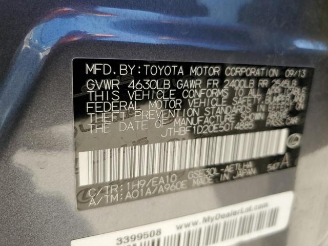 JTHBF1D20E5014885 Lexus IS 250