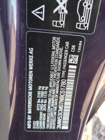 3MW53CM07N8C51780 BMW M240XI