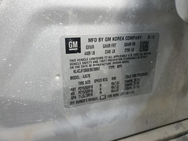 KL4CJFSB0EB678992 Buick Encore Convenience