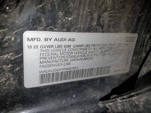 WAUAUDGY5PA037851 Audi A3 PREMIUM