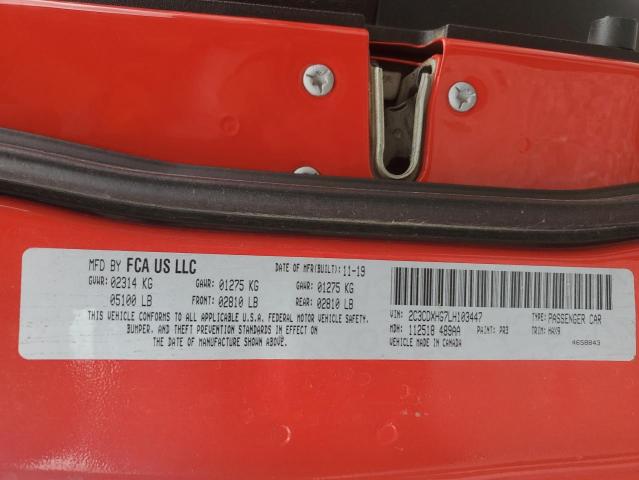 2C3CDXHG7LH103447 Dodge CHARGER GT