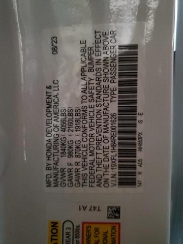 19XFL1H84RE001626 Honda Civic Sport Touring